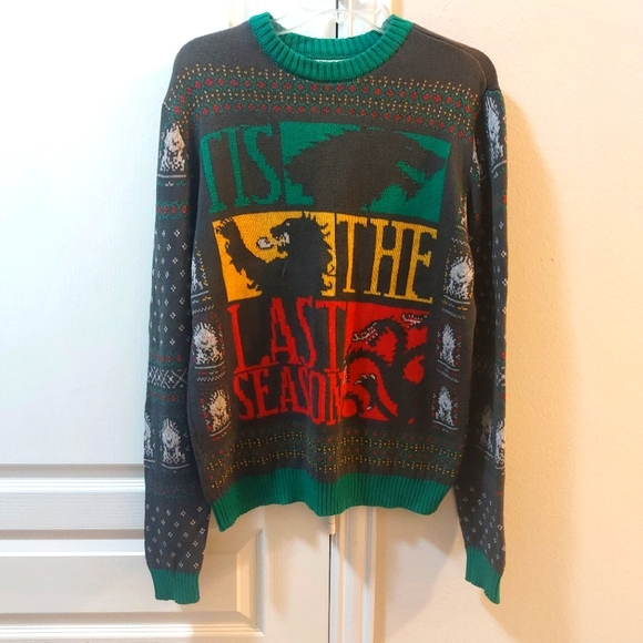HBO Game of Throne Christmas Sweater Size Large - Picture 1 of 10